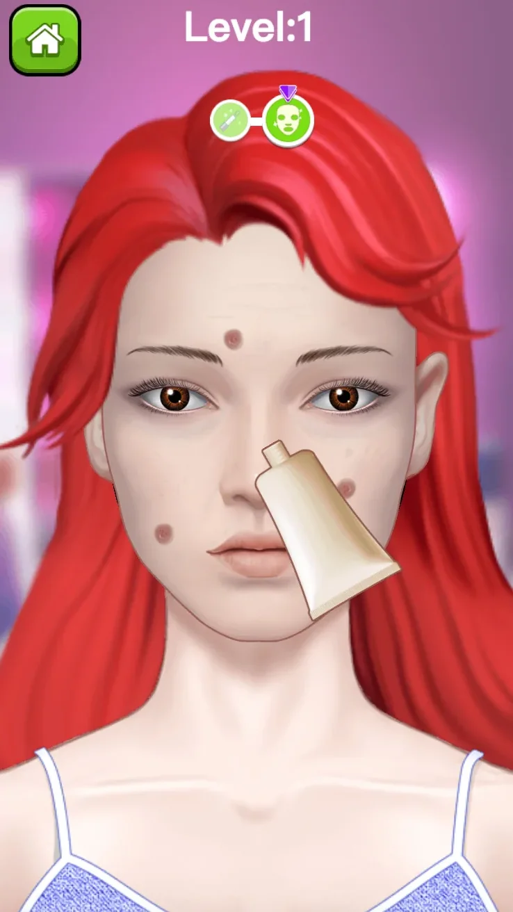 Second face cleaning tool used during Makeup Aritst Level 1