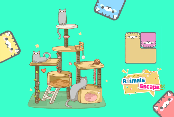 Animals Escape game artwork background