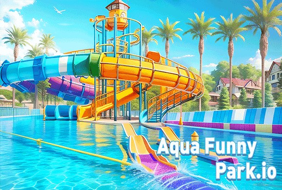 Aqua Funny Park game artwork background