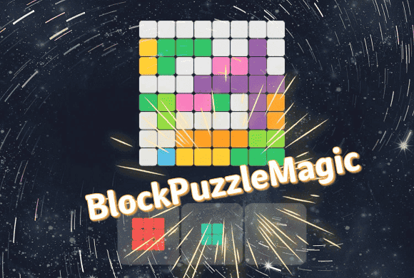 Block Puzzle Magic game artwork background