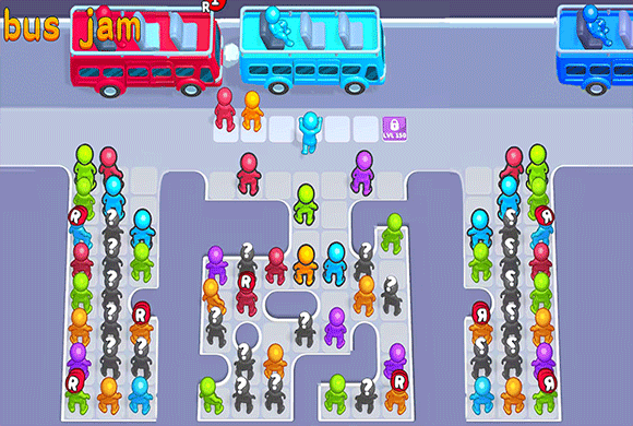 Bus Jam game artwork background