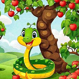 Colorful Greedy Snake game icon