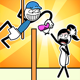 Thief Puzzle Stick Hero Rescue game icon